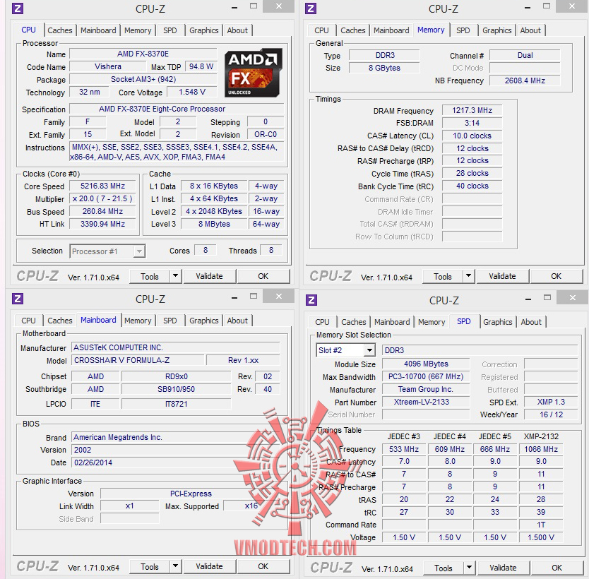 cpuid AMD FX 8370E PROCESSOR REVIEW