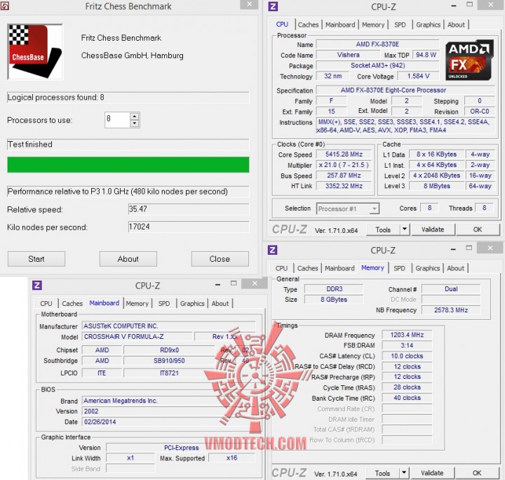 fritz 54 720x684 AMD FX 8370E PROCESSOR REVIEW