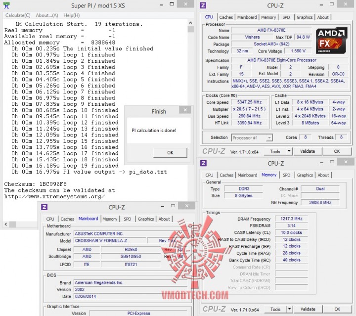 superpi 1mb 53 720x639 AMD FX 8370E PROCESSOR REVIEW