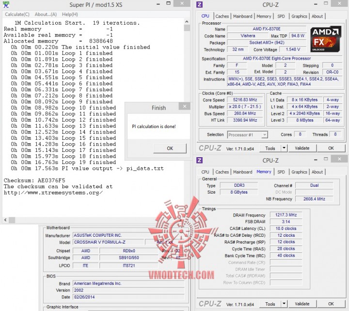 superpi 1mb 720x641 AMD FX 8370E PROCESSOR REVIEW