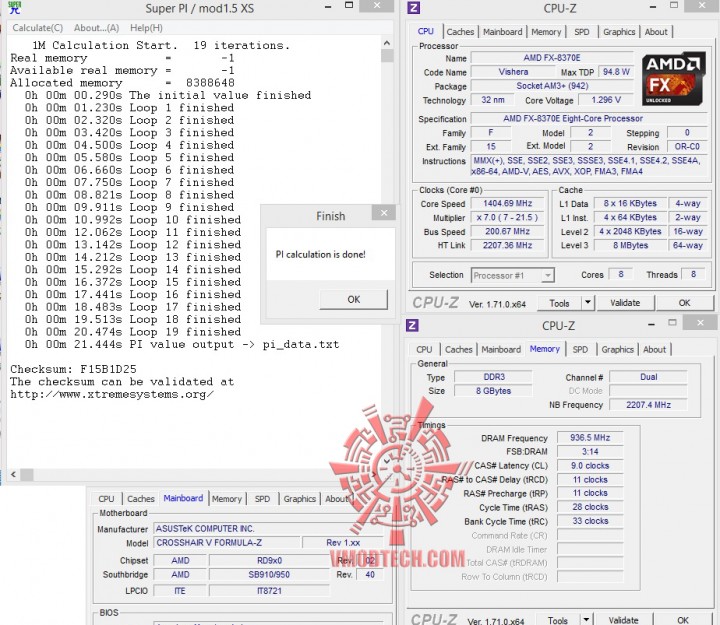 superpi 1mb df 720x625 AMD FX 8370E PROCESSOR REVIEW