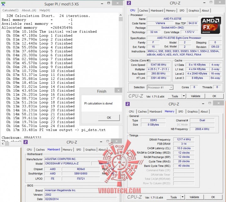 superpi32 53 720x644 AMD FX 8370E PROCESSOR REVIEW