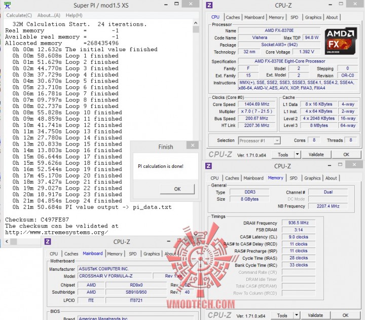 superpi32 df 720x631 AMD FX 8370E PROCESSOR REVIEW