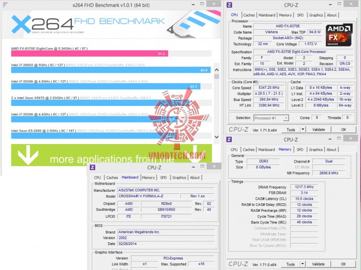 x264 53 720x538 AMD FX 8370E PROCESSOR REVIEW