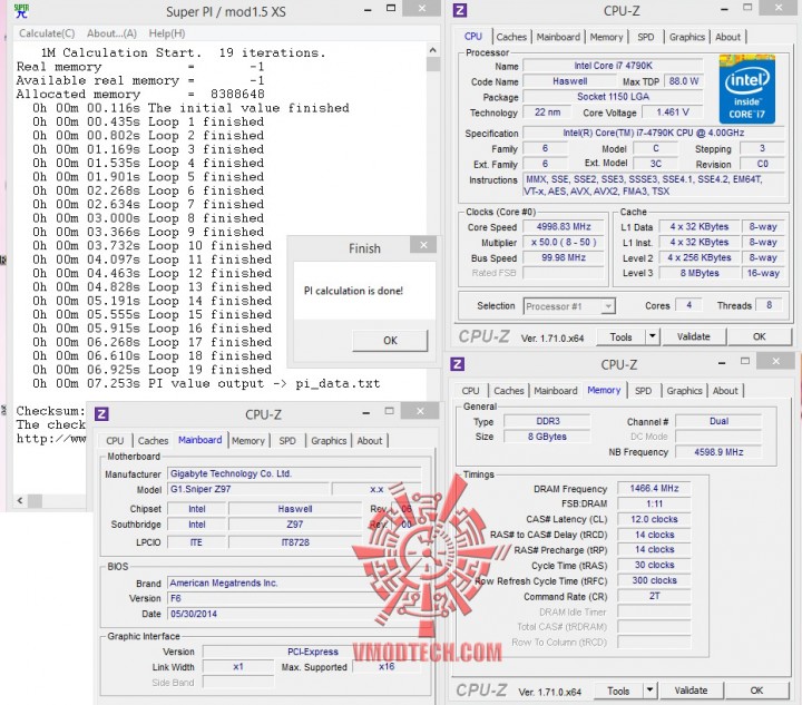 superpi 1mb 5ghz 720x633 GIGABYTE G1.Sniper Z97