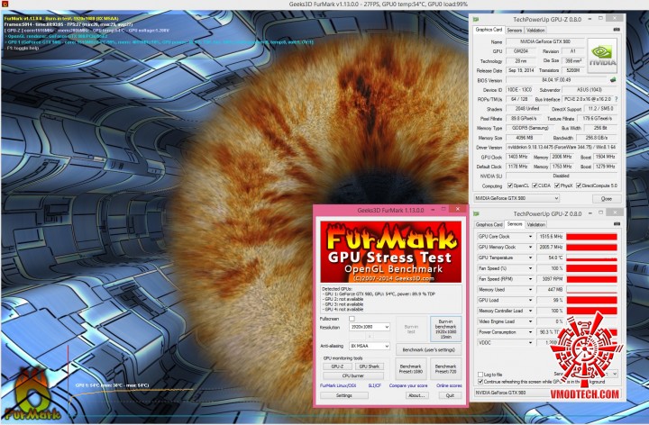 furmark oc 720x472 ASUS STRIX GTX980 DC2OC 4GD5