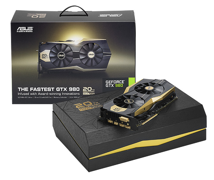 01 เอซุสเปิดตัว 20th AnniversaryGTX980 Gold Edition เพื่อฉลองความสำเร็จการ์ดจอก้าวสู่ปีที่ 20