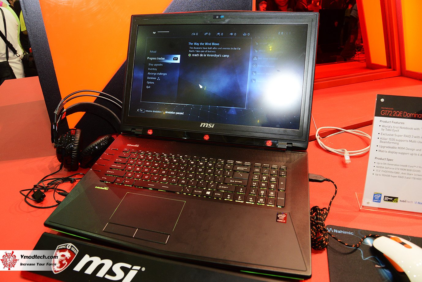 dsc 4435 MSI GT72 2QE DOMINATOR PRO Tobii EyeX Preview @ COMPUTEX TAIPEI 2015 