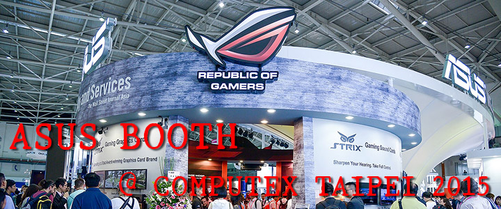 asusbooth Conclusion of COMPUTEX TAIPEI 2015 reported by Vmodtech.com