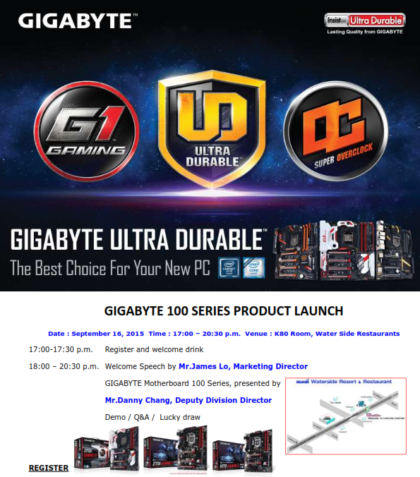 gigabyte 100 series product launch invitation 001 GIGABYTE 100 Series Product Launch in Thailand