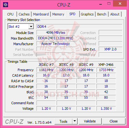 c5 APACER BLADE DDR4 3600 8GB Memory Kit Review