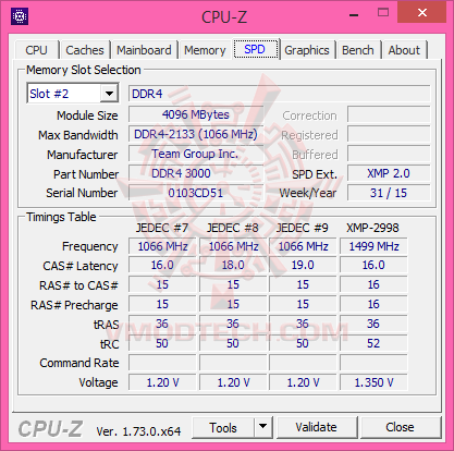 c5d TEAMGROUP DARK DDR4 3000 8GB Memory Kit Review