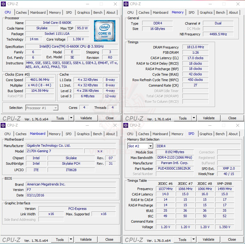 cpuid1 Panram NINJA V DDR4 3000Mhz 16GB Review