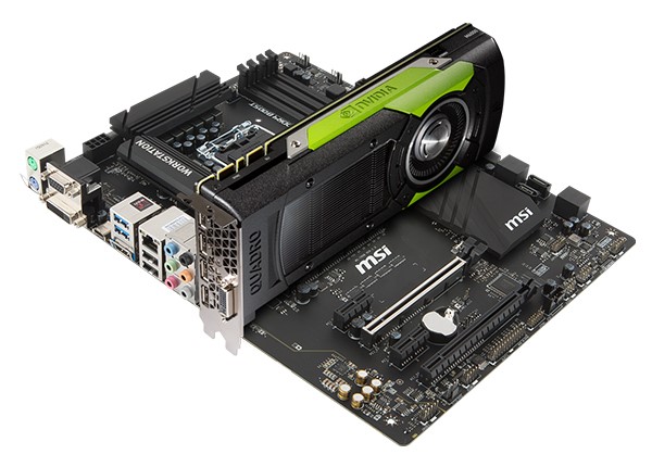 3 NVIDIA QUADRO SLI CERTIFICATION ON NEW MSI X99A WORKSTATION MOTHERBOARD