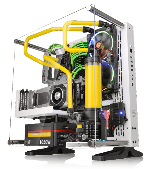 thermaltake core p3 snow edition atx wall mount chassis The New Thermaltake Core P3 ATX Wall Mount Chassis Series Panoramic Viewing PC  Snow White and Black Edition