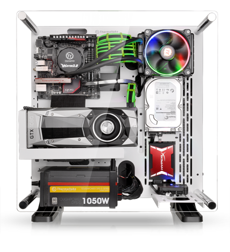 thermaltake core p3 snow edition atx wall mount chassis 1 The New Thermaltake Core P3 ATX Wall Mount Chassis Series Panoramic Viewing PC  Snow White and Black Edition