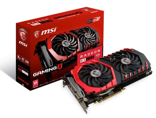 MSI Radeon RX 480 GAMING X การ์ด RX 480 Non Ref. ตัวแรงที่มาพร้อมกับ 8-Pin Power Connector