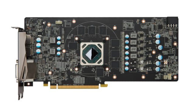 msi radeon rx 480 pcb 635x366 MSI Radeon RX 480 GAMING X การ์ด RX 480 Non Ref. ตัวแรงที่มาพร้อมกับ 8 Pin Power Connector