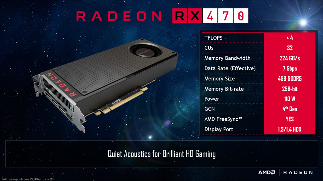 AMD ยืนยันสเปค Radeon RX 470 และ RX 460 พร้อมเปิดตัวประมาณสิงหาคมนี้