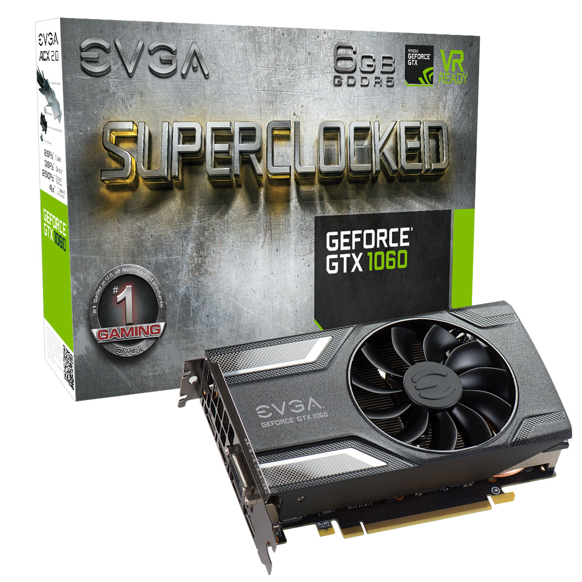 sc EVGA GeForce GTX 1060 เปิดตัวการ์ดรุ่นใหม่สามรุ่นสามดีไซน์