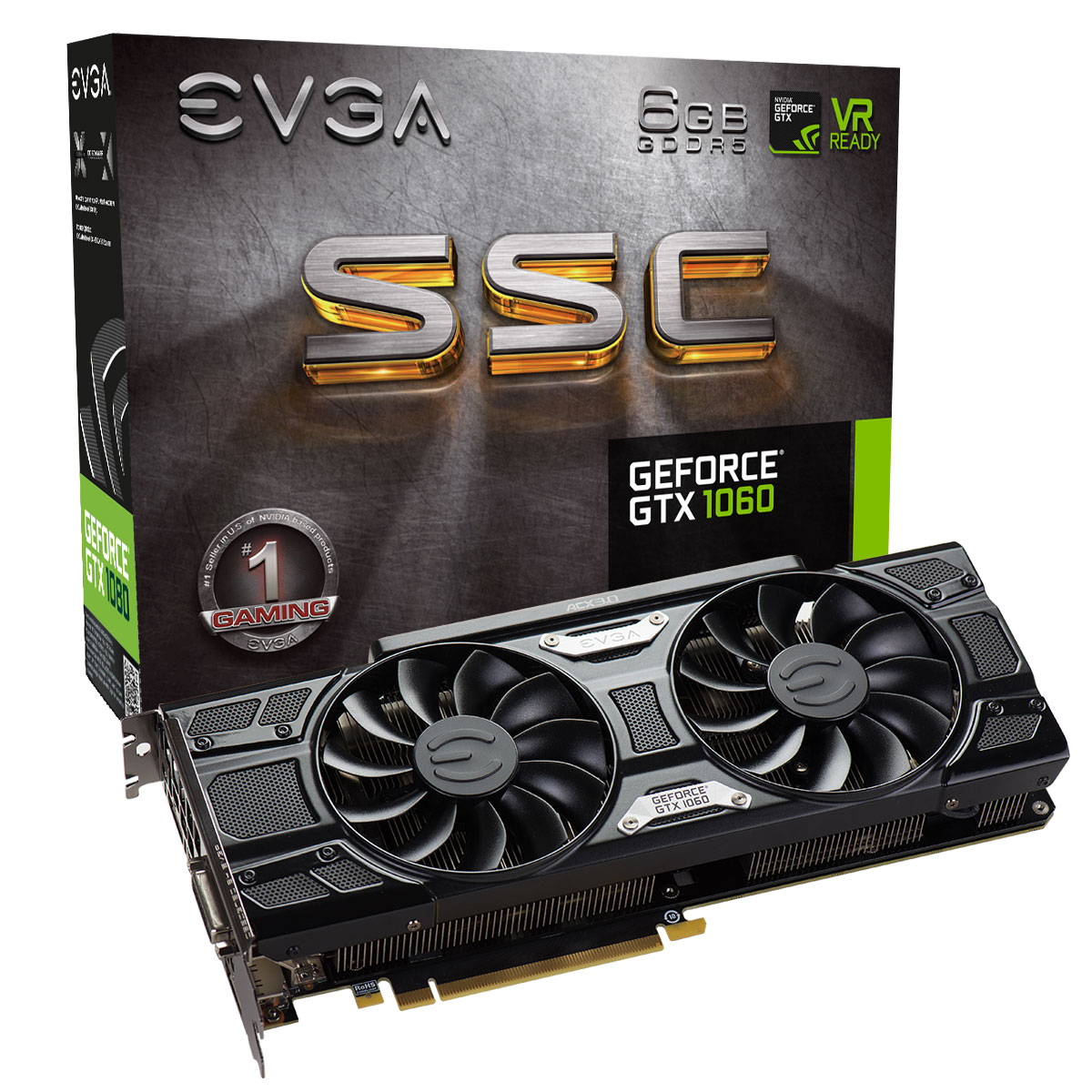 ssc EVGA GeForce GTX 1060 เปิดตัวการ์ดรุ่นใหม่สามรุ่นสามดีไซน์