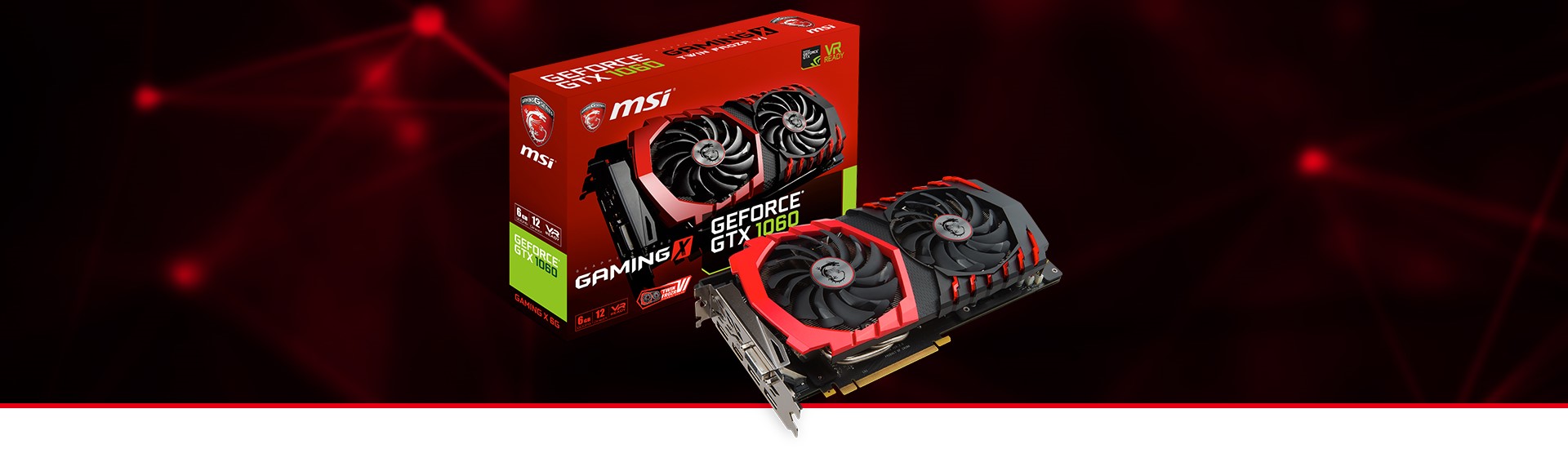 1 MSI ประกาศเปิดตัวกราฟฟิกการ์ด GEFORCE® GTX 1060 ที่ออกแบบโดย MSI เอง PLAY HARD, STAY SILENT