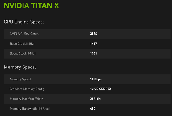 titan x specs 100673199 large TITAN X Pascal จะเริ่มวางจำหน่ายวันที่ 2 สิงหาคมนี้ ที่ราคา 1,200 USD 