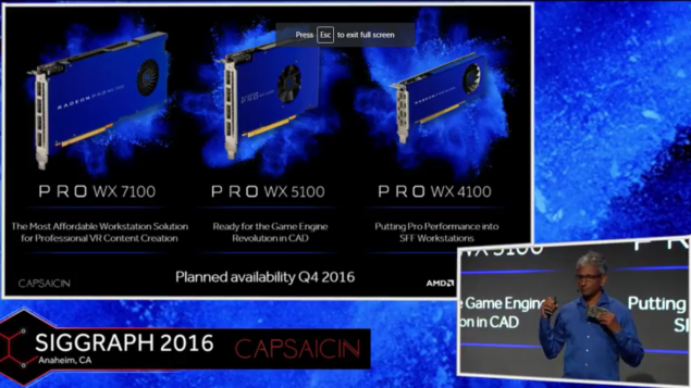 amd radeon rx series 635x357 AMD ประกาศเปิดตัวกราฟฟิคการ์ดระดับมืออาชีพในตระกูล Radeon Pro WX ที่ใช้สถาปัตยกรรม Polaris