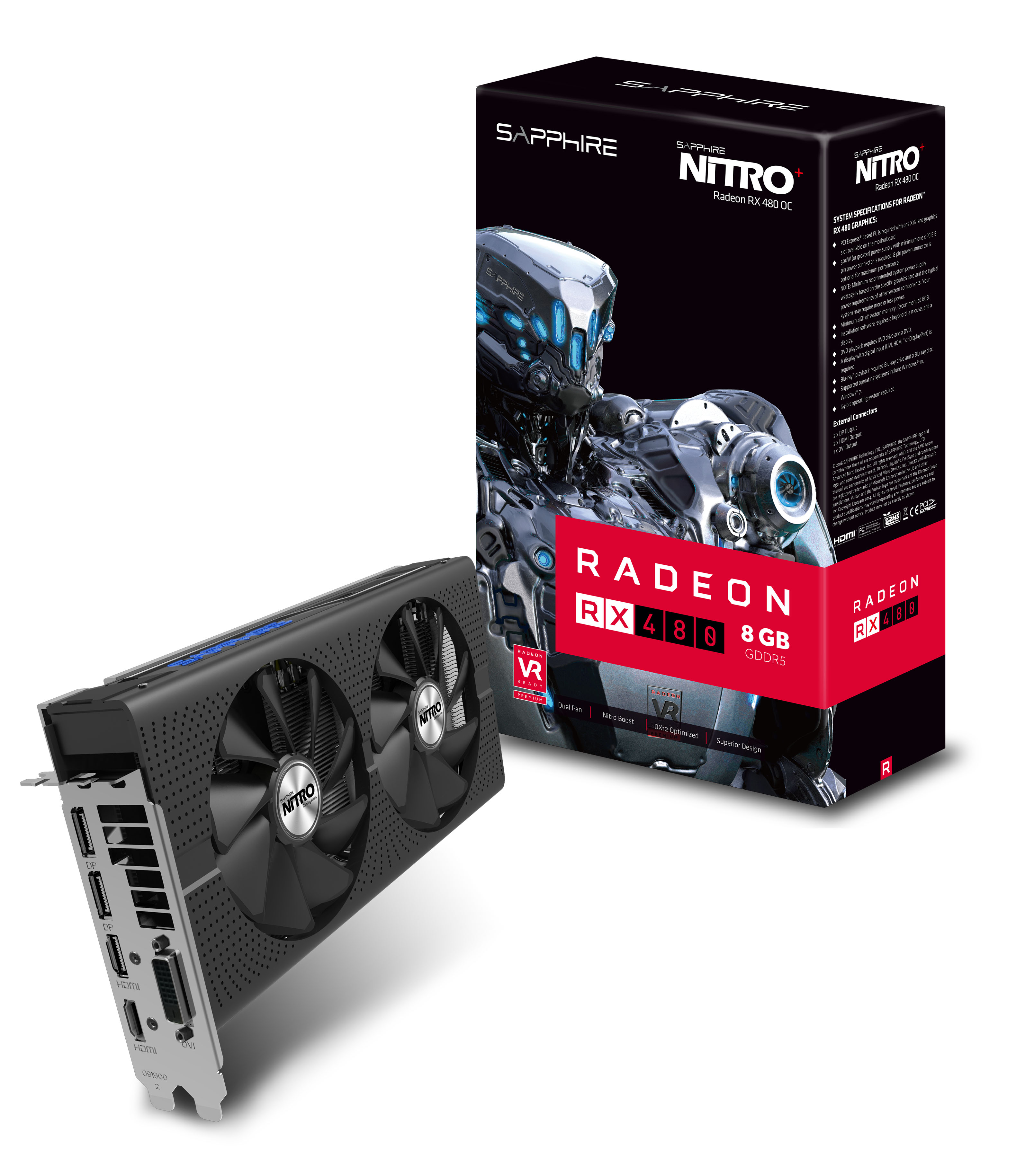 rx480 nitro plus pcie lite box card เปิดตัว SAPPHIRE NITRO+ Radeon™ RX 480 การ์ด Non Ref. พร้อมสเปคสุดแรงถึง GPU Clock 1342 MHz