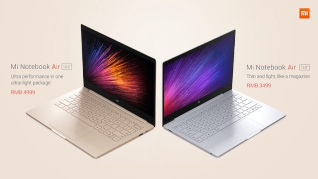 mi notebook air 1 635x358 เปิดตัว Xiaomi Mi Notebook Air อย่างเป็นทางการเสียที งามสุดๆจน Macbook ยังอาย กับราคาสุดเร้าใจที่ประมาณ 18,500  26,500 บาท!!