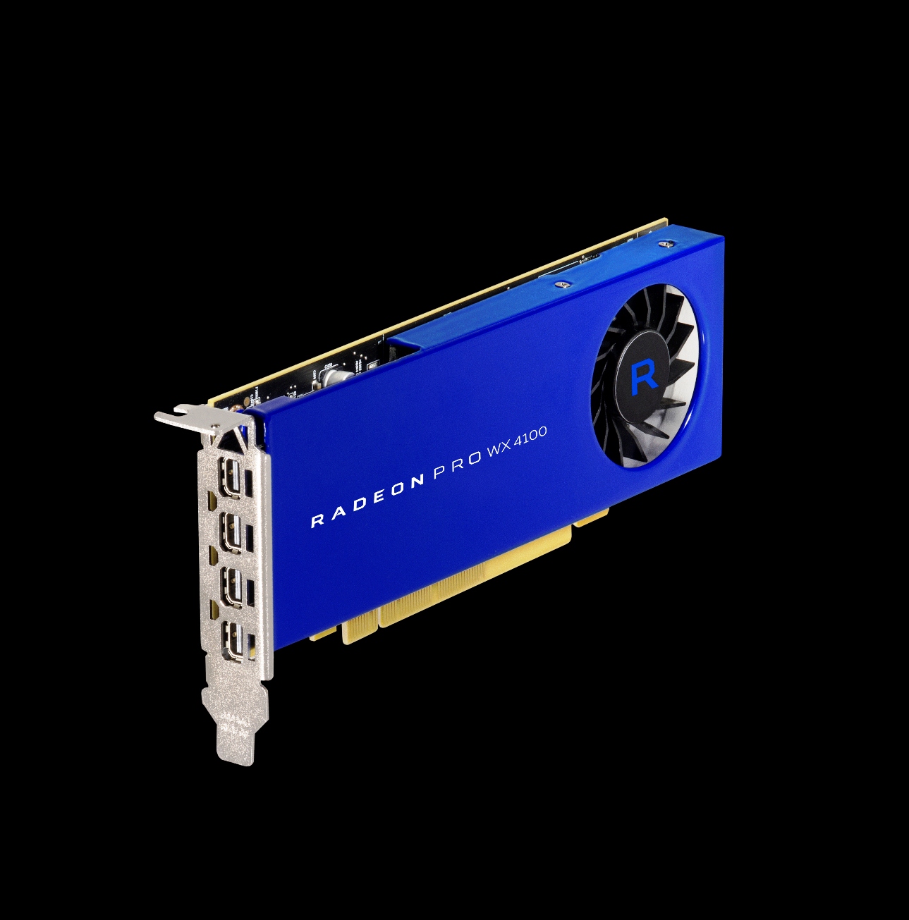 radeon pro wx 4100 resized เอเอ็มดีเปิดตัวการ์ดจอ AMD Radeon™ Pro WX Series การ์ดจอเวิร์คสเตชั่นตัวแรกที่สร้างจากสถาปัตยกรรมโพลาริส 