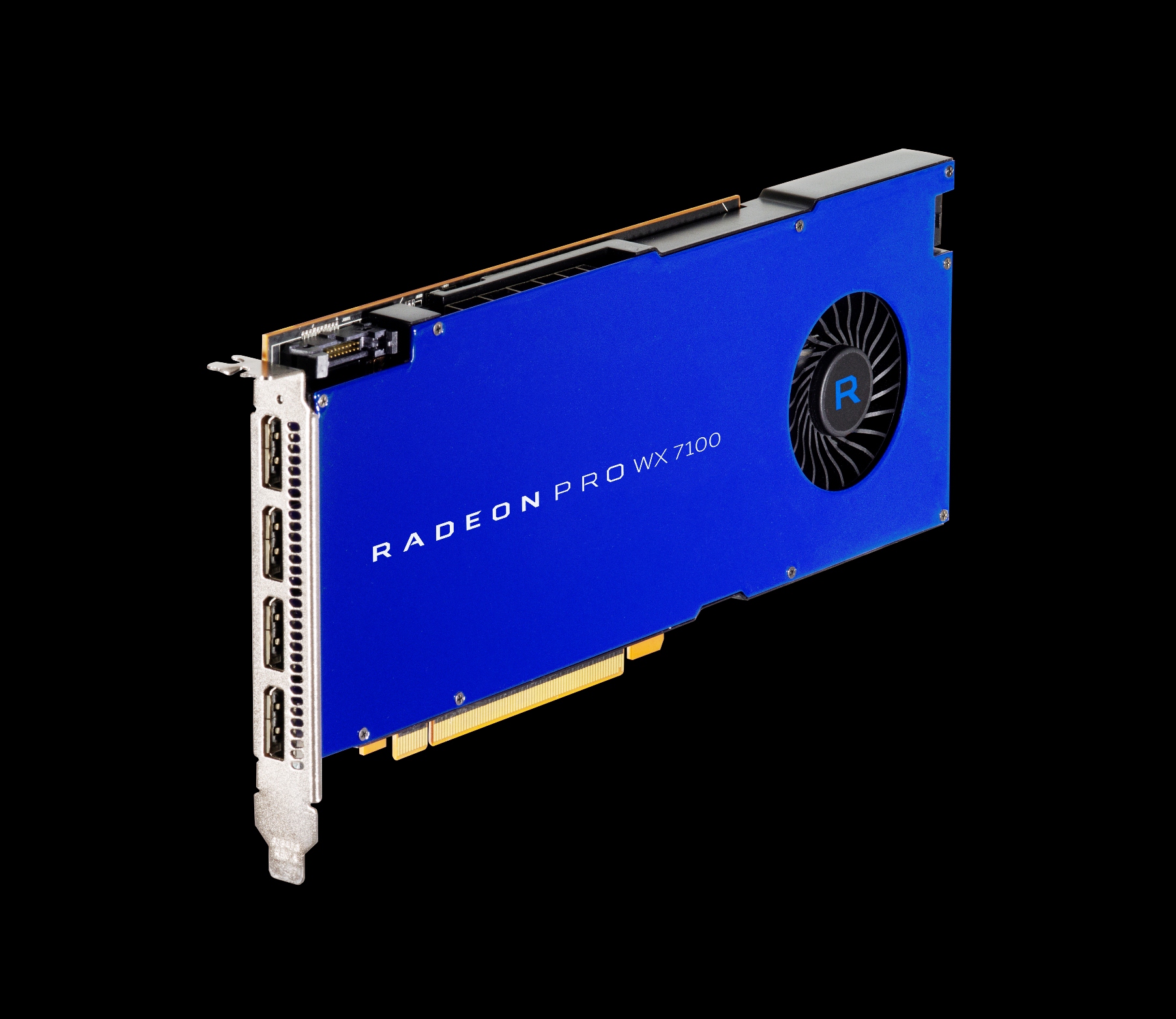 radeon pro wx 7100 resized เอเอ็มดีเปิดตัวการ์ดจอ AMD Radeon™ Pro WX Series การ์ดจอเวิร์คสเตชั่นตัวแรกที่สร้างจากสถาปัตยกรรมโพลาริส 