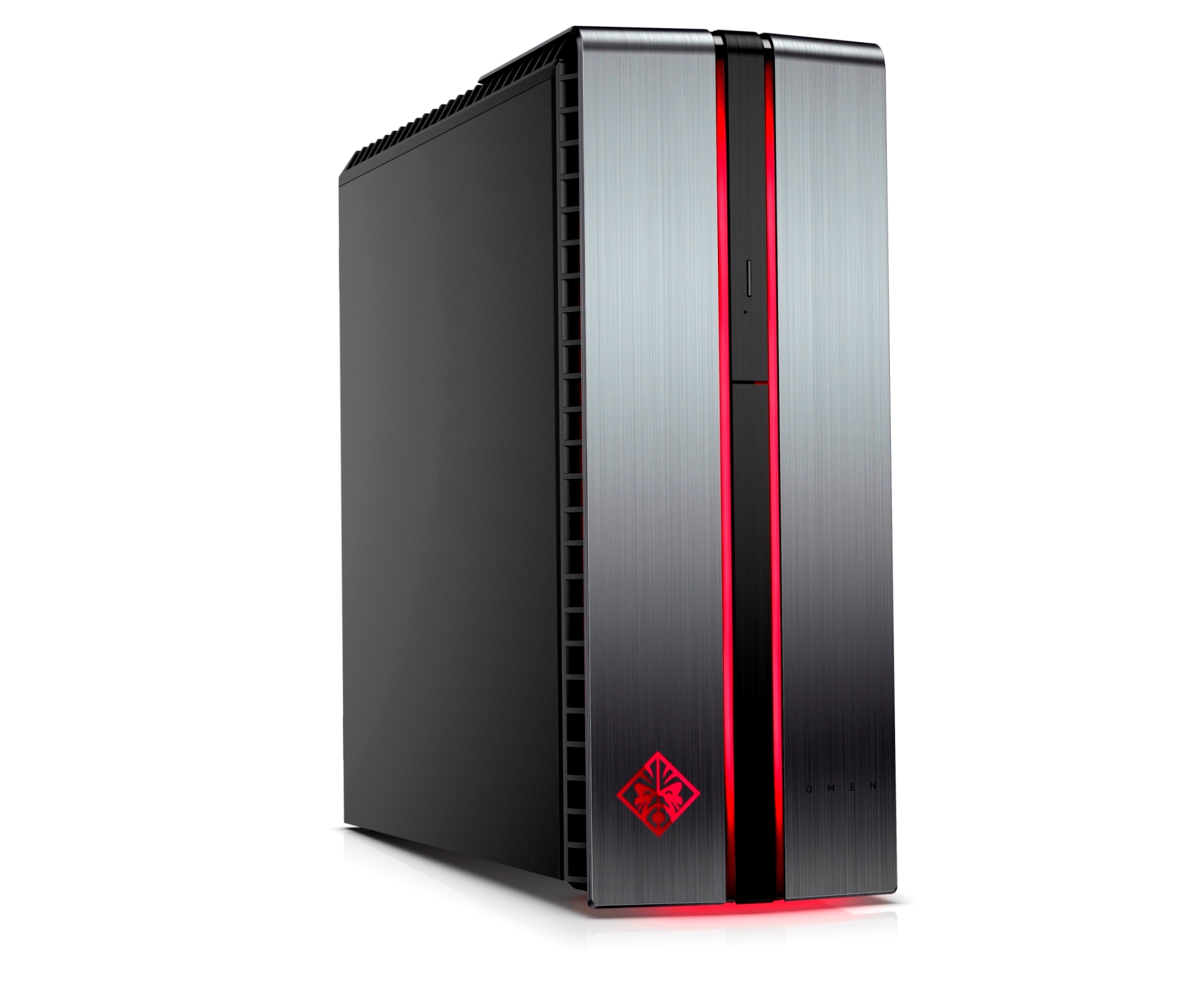 omen by hp desktop pc with dragon red led right facing HP เปิดตัวกลุ่มผลิตภัณฑ์คอมพิวเตอร์เกมมิ่ง OMEN ที่มาพร้อมกับดีโซน์โฉบเฉี่ยว เดสก์ท็อปที่ให้ภาพเสมือนจริงและกราฟิกที่คมชัด