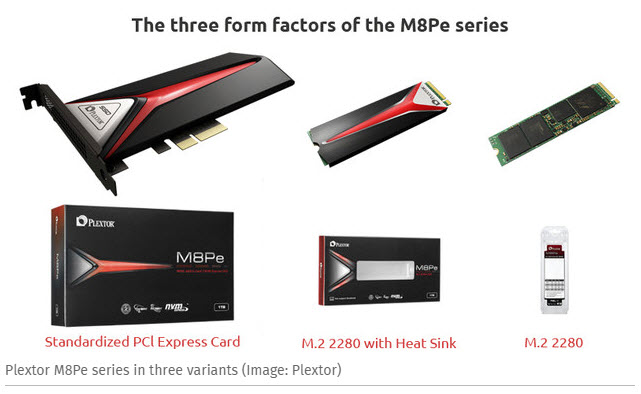 plextor PLEXTOR M8Pe NVMe SSD 3 รุ่นแรง เตรียมเปิดตัวกลางเดือนสิงหาคมนี้