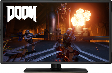 amd gamer optimized doom game play desktop AMD ปฏิวัติวงการต่อเนื่องด้วย Radeon™ RX 470 GPU ที่จัดมาเพื่อเกมเมอร์โดยเฉพาะ