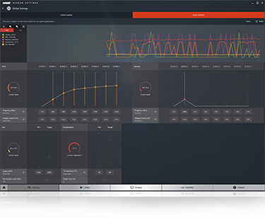 amd radeon settings wattmanuser interface screenshot 375 AMD ปฏิวัติวงการต่อเนื่องด้วย Radeon™ RX 470 GPU ที่จัดมาเพื่อเกมเมอร์โดยเฉพาะ