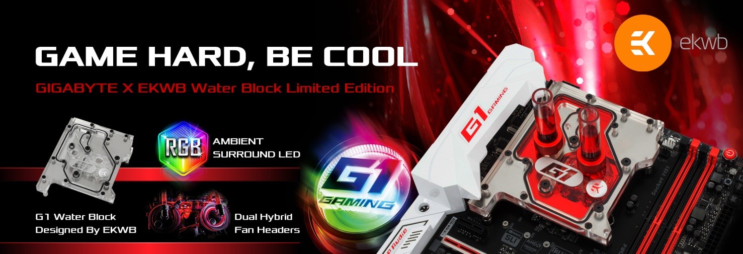 111 GIGABYTE ประกาศเปิดตัวเมนบอร์ด X99 และ Z170 รุ่น Limited Edition จัดโปรโมชั่นแบบเอ็กซ์คลูซีฟจับคู่เมนบอร์ด G1 กับ EKWB Monoblocks 