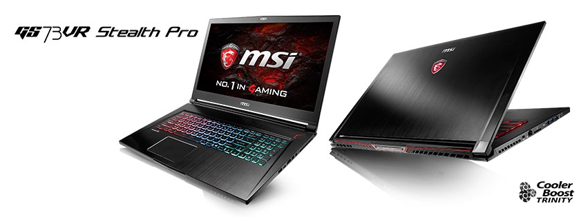 5 MSI Notebook เปิดตัวผลิตภัณฑ์ใหม่ล่าสุด ที่มาพร้อมกับกราฟฟิการ์ดรุ่นใหม่ล่าสุด Nvidia GEFORCE® GTX 10’ SERIES และพร้อมจำหน่ายแล้วที่ MSI Branding Shop