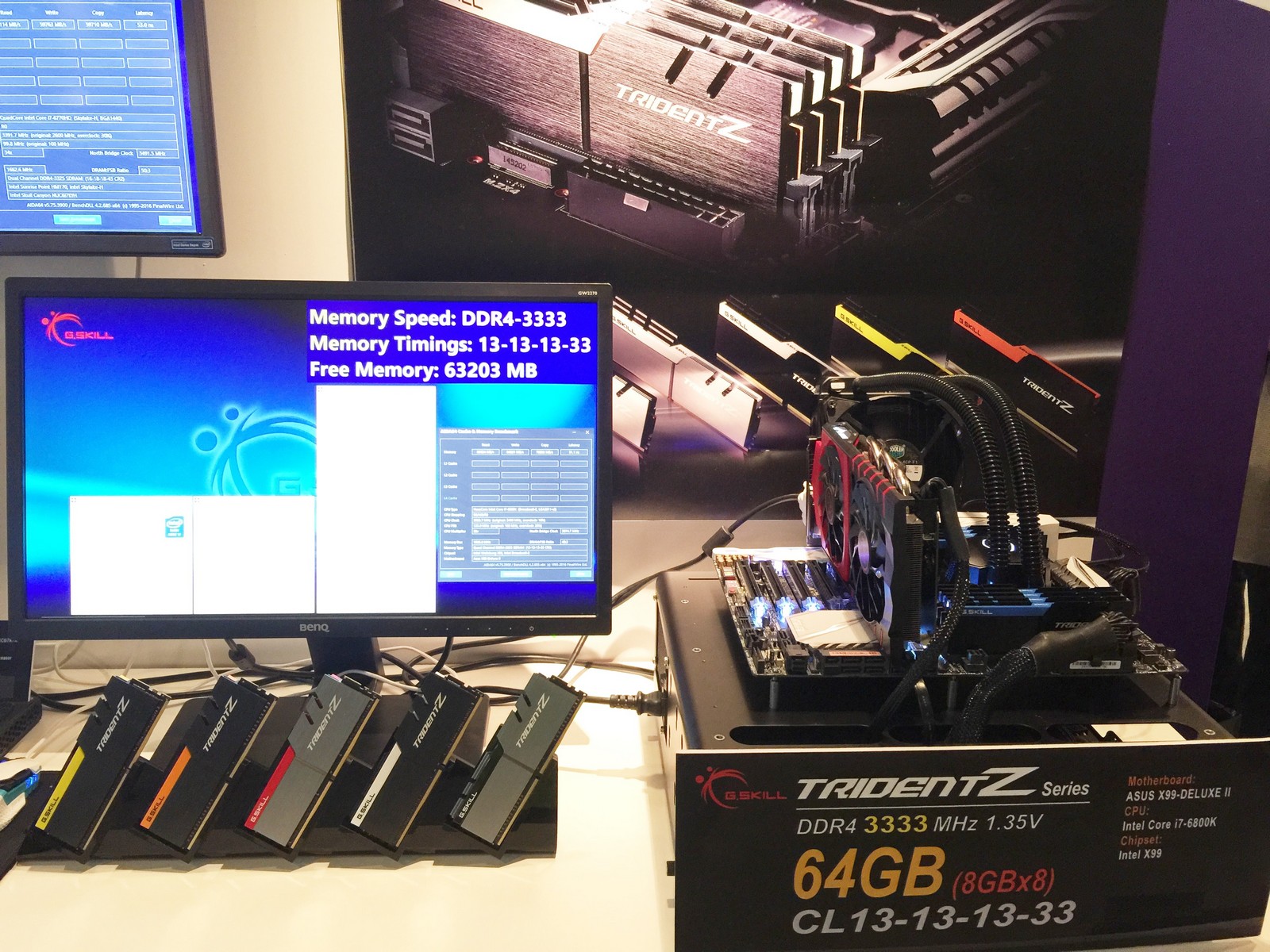 64gb 3333mhz cl13 demo G.SKILL เปิดตัวเดโมแรมรุ่นใหม่ล่าสุดตัวแรงความจุสูง Trident Z series DDR4 3333MHz CL14 128GB และ DDR4 3333MHz CL13 64GB Memory ในงาน IDF 2016