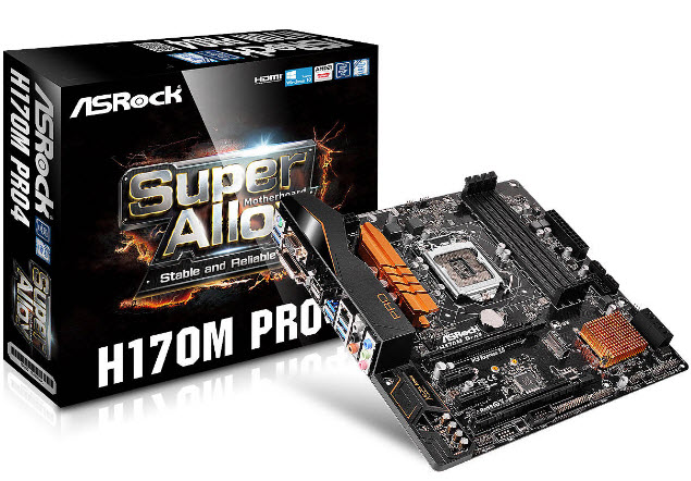 asrock h170m pro4 ASRock H170M Pro4 จัดเต็มด้วยพอร์ตแสดงผลที่ให้มาถึง 4พอร์ตด้วยกัน พร้อมแสดงผล 4หน้าจอได้อย่างง่ายดาย