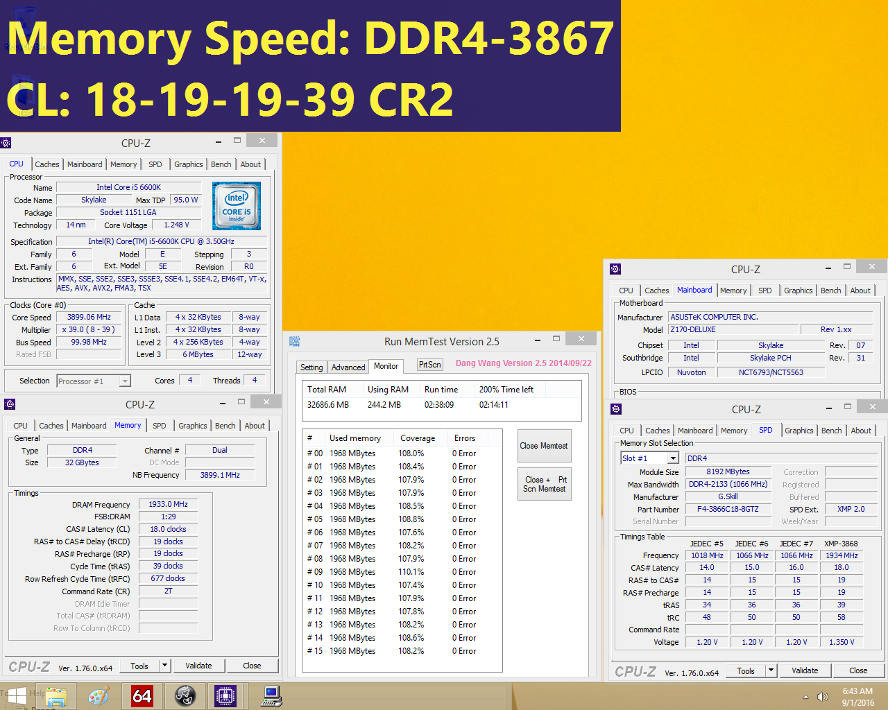 1 G.SKILL เปิดตัวแรมรุ่นใหม่ล่าสุด G.SKILL DDR4 3866MHz 32GB (8GBx4) Trident Z ที่มาพร้อมกับความแรงเหนือระดับ 