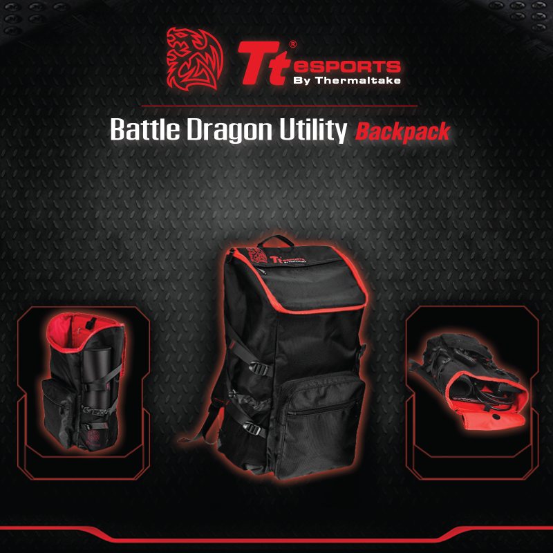 pr backpack tt 800x800 Tt eSPOTS By Thermaltake เปิดตัวสินค้าใหม่ Tt eSPORTS Battle Dragon Utility Bagpack กระเป๋าอเนกประสงค์