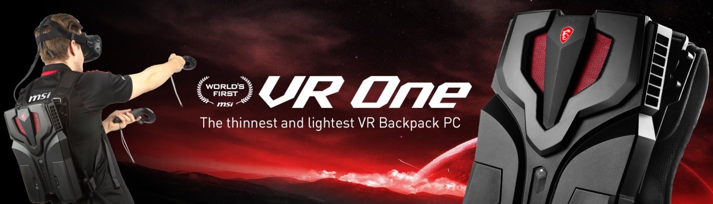 1 MSI เปิดตัว VR One ในรูปแบบ Gaming Back Pack แห่งอนาคต สัมผัสประสบการณ์เล่นเกมแบบไร้สายยาวนานต่อเนื่องถึง 90 นาที และน้ำหนักเพียง 3.6 กิโลกรัม