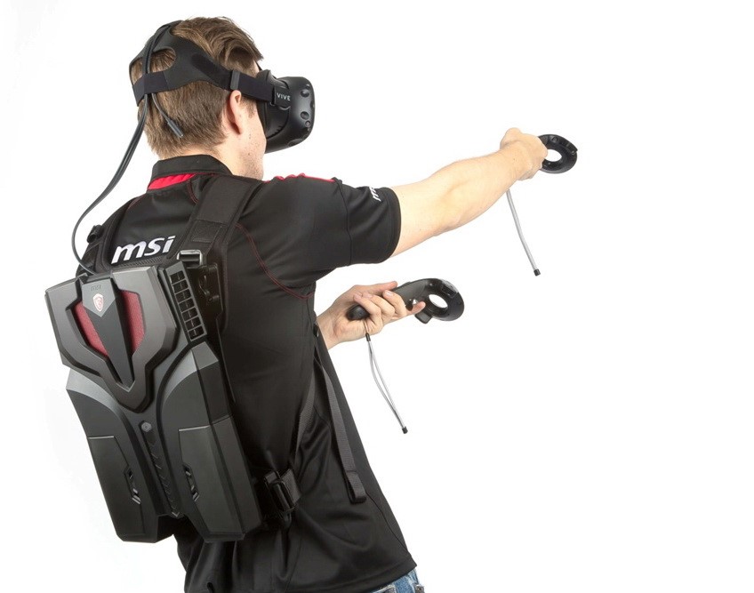 4 MSI เปิดตัว VR One ในรูปแบบ Gaming Back Pack แห่งอนาคต สัมผัสประสบการณ์เล่นเกมแบบไร้สายยาวนานต่อเนื่องถึง 90 นาที และน้ำหนักเพียง 3.6 กิโลกรัม