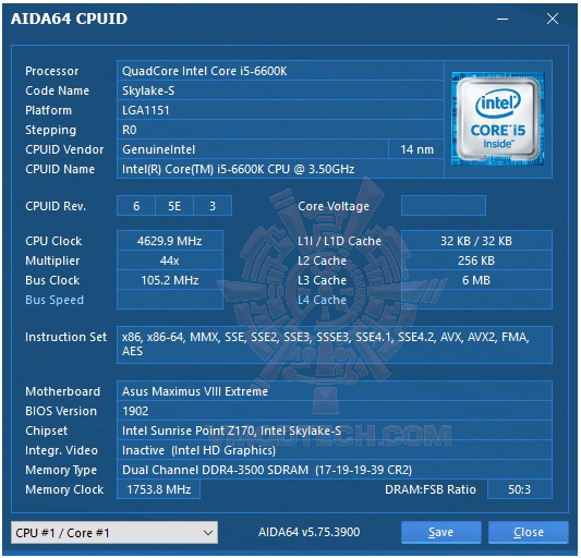 aida64 35 ADATA XPG Dazzle DDR4 3000Mhz 16GB CL16 16 16 1.35V Review 