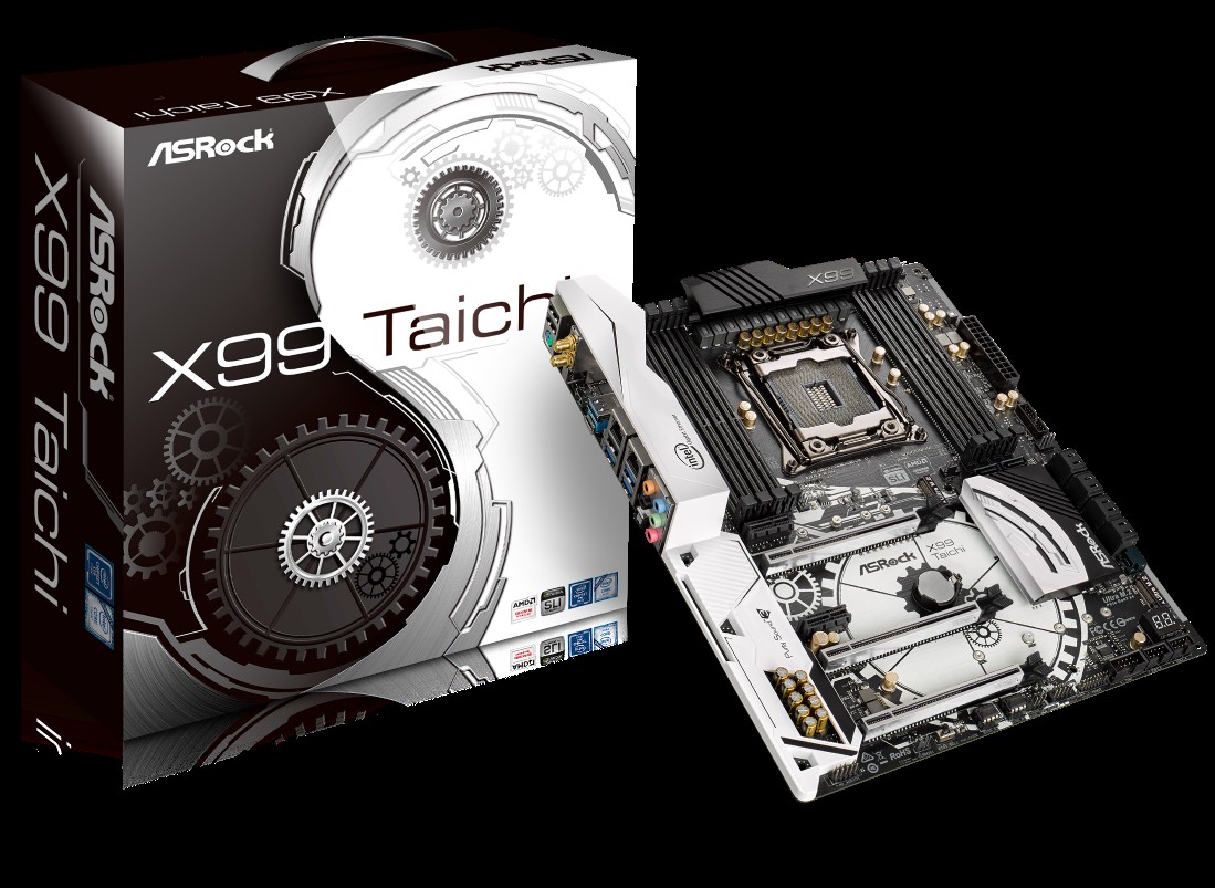 asrock x99 taichi ASRock X99 Taichi คุณสมบัติครบครัน บนดีไซน์สุดแกร่ง เพื่อคอเกมและนักโอเวอร์คล็อก