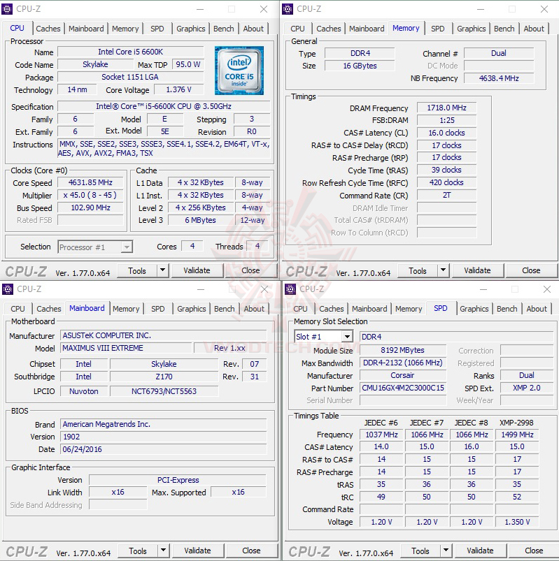 cpuid34 CORSAIR VENGEANCE LED 16GB (2 x 8GB) DDR4 DRAM 3000MHz C15 REVIEW