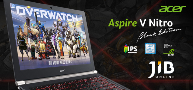 title vn7 ovw Acer ร่วมกับ J.I.B แจกโค้ดเกม Overwatch เมื่อซื้อ Acer Notebook ผ่าน J.I.B. online ในรุ่น Aspire V Nitro รุ่นดังต่อไปนี้