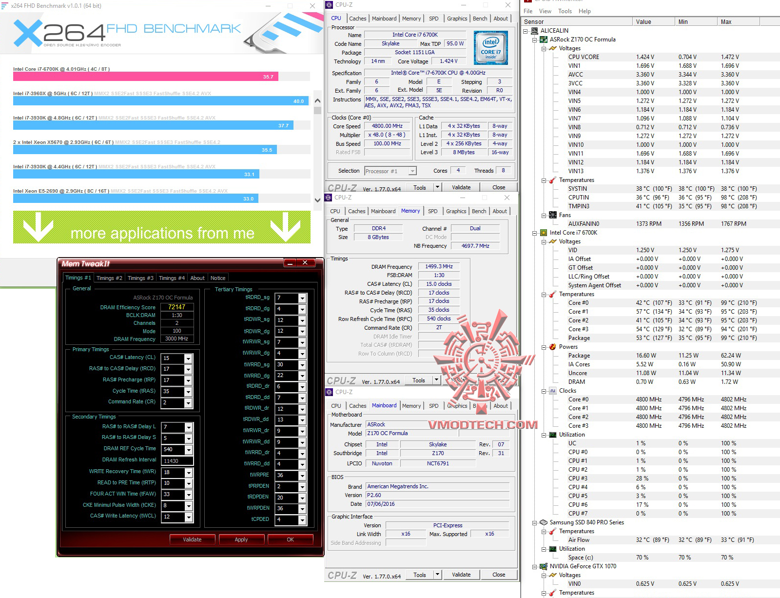 x264 GeIL EVO X 8GB (2x4GB) DDR4 3000MHz CL15   RGB Review