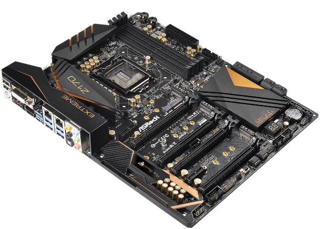 asrock z170 extreme7 mb ASRock Z170 Extreme7+ เมนบอร์ดเพื่อนักออกแบบและผู้ใช้ซอฟต์แวร์ระดับมืออาชีพ